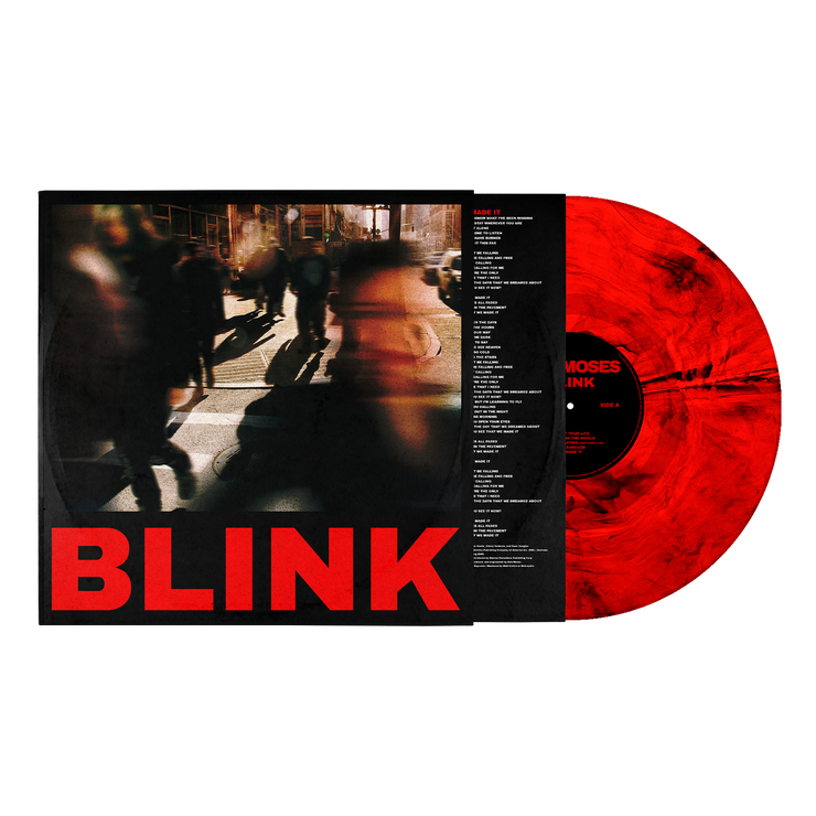 BLINK VINYL (RED W/BLACK MARBLE)